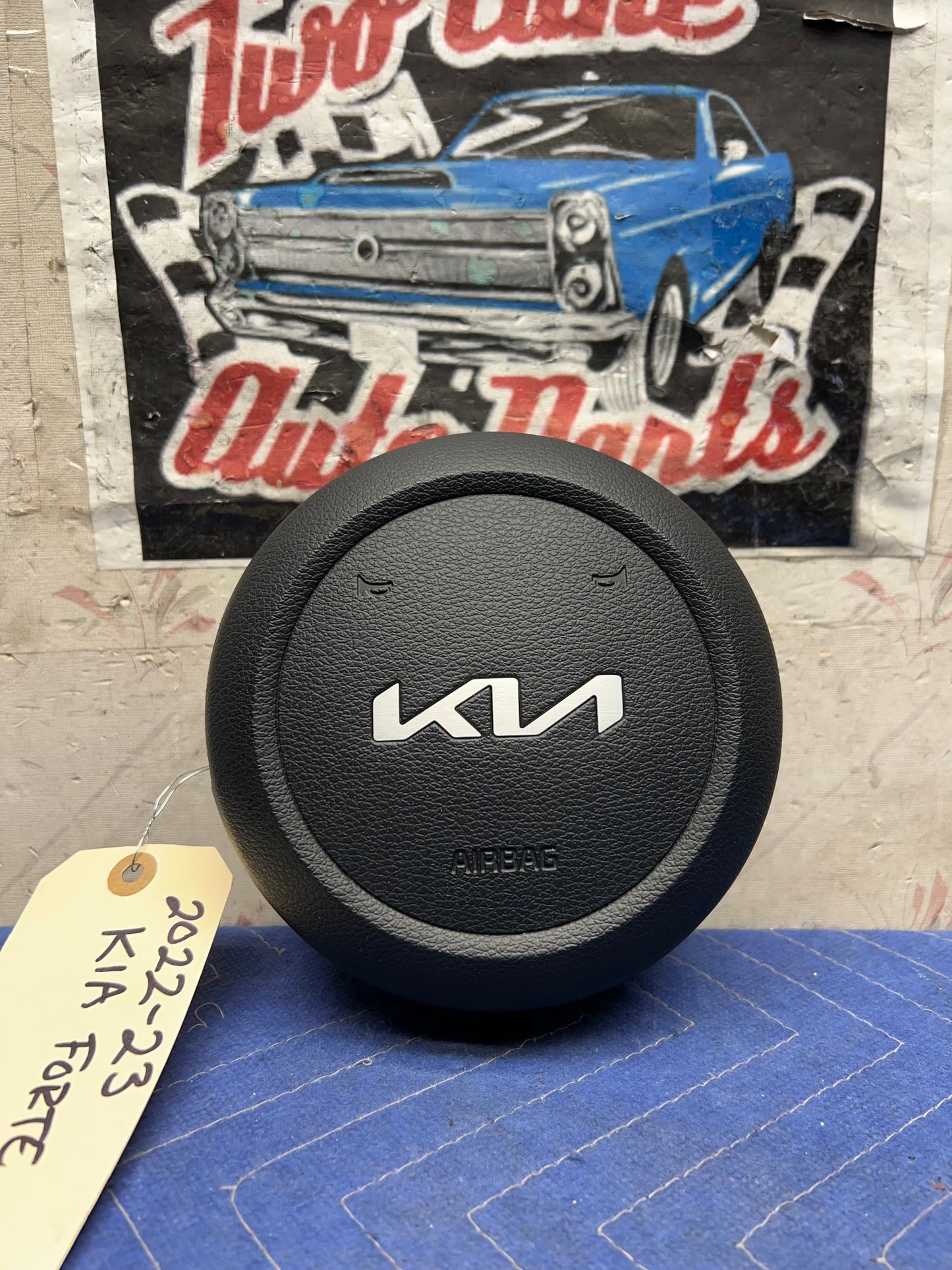 2022 2023 2024 Kia Forte Sedan Driver Wheel Airbag Air Bag Black OEM 80100M7600WK
