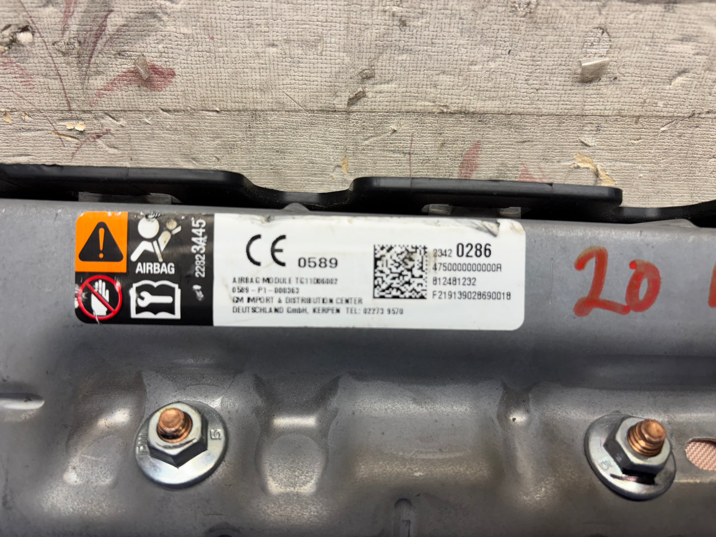 2016-2024 Chevrolet Malibu passenger knee airbag (23420286)