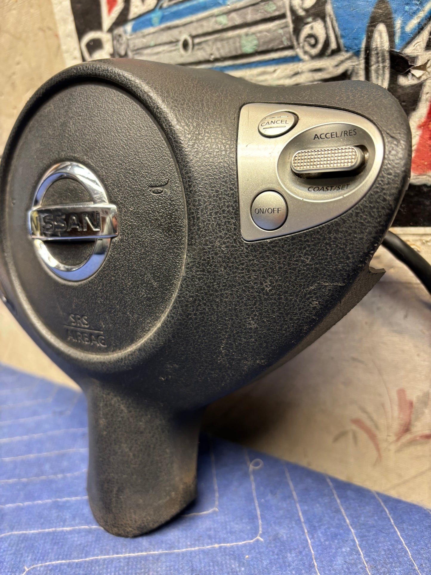 2009-2014 NISSAN MAXIMA DRIVER SIDE STEERING WHEEL AIRBAG