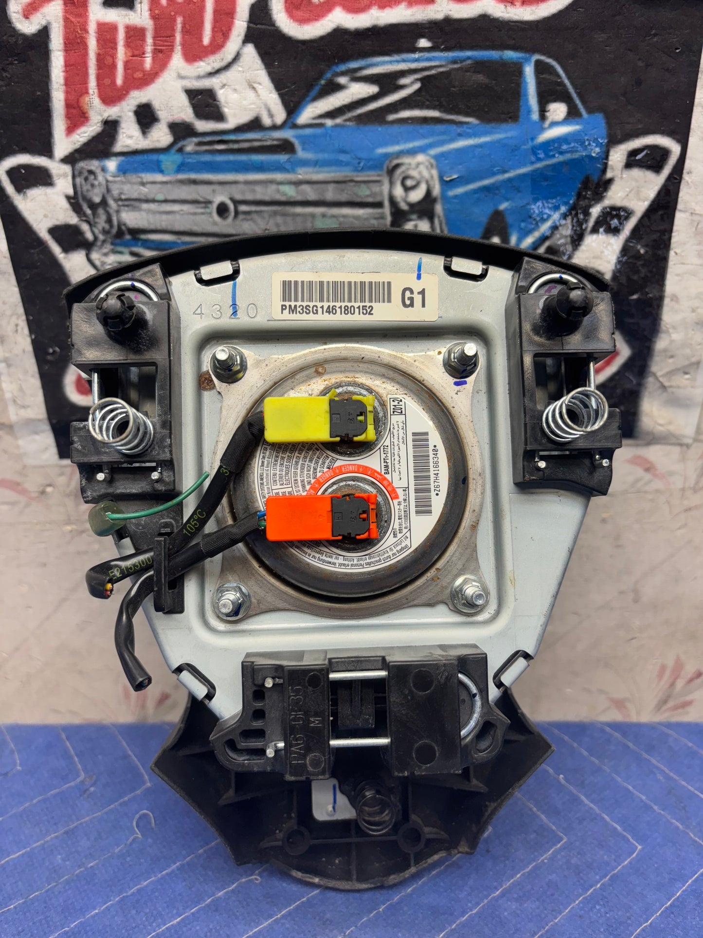 2013-2017 NISSAN SENTRA STEERING WHEEL AIRBAG