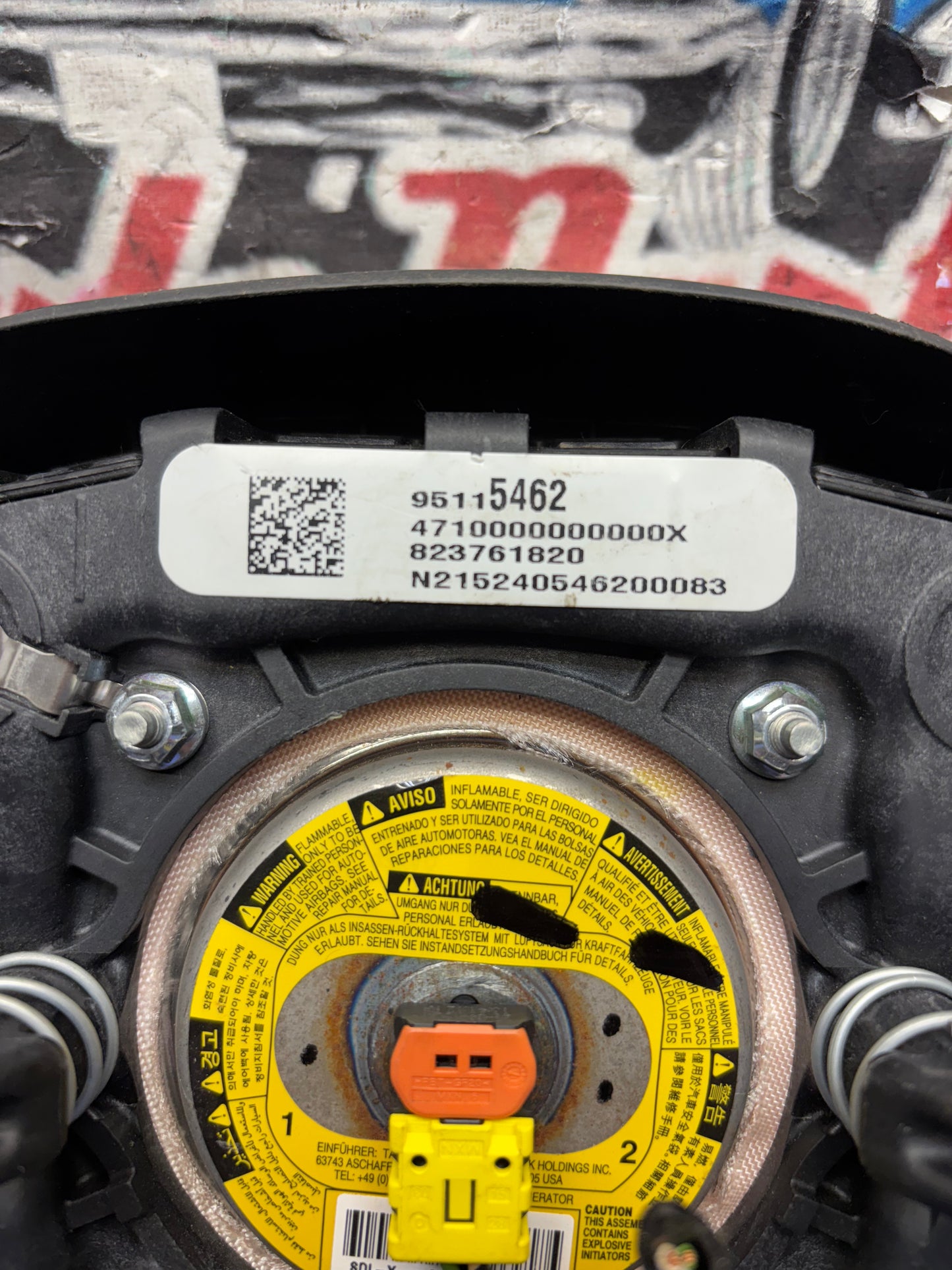2013-2015 CHEVROLET CRUZE STEERING WHEEL AIRBAG (95115462)
