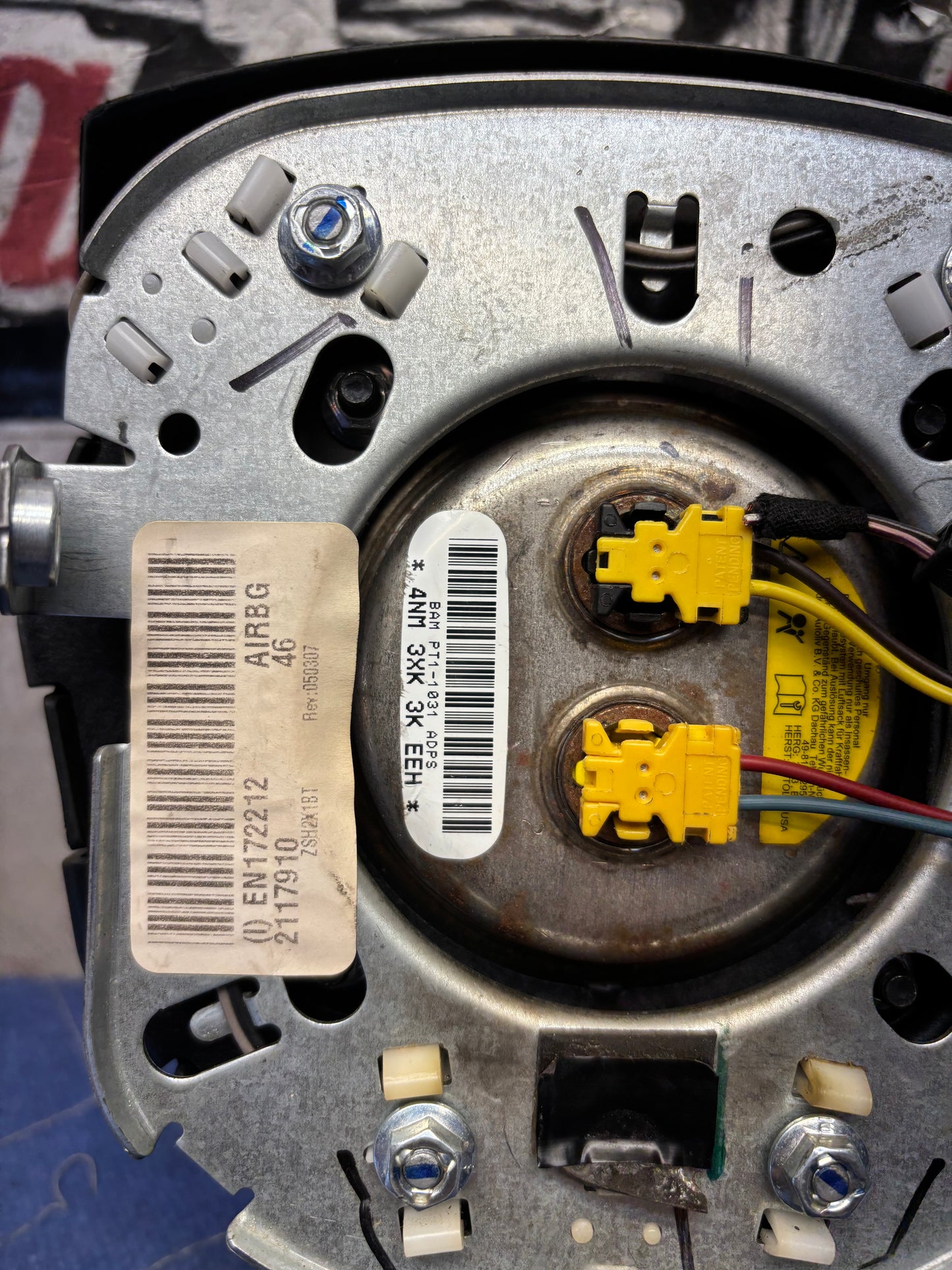 2011-2014 CHRYSLER 200 STEERING WHEEL AIRBAG