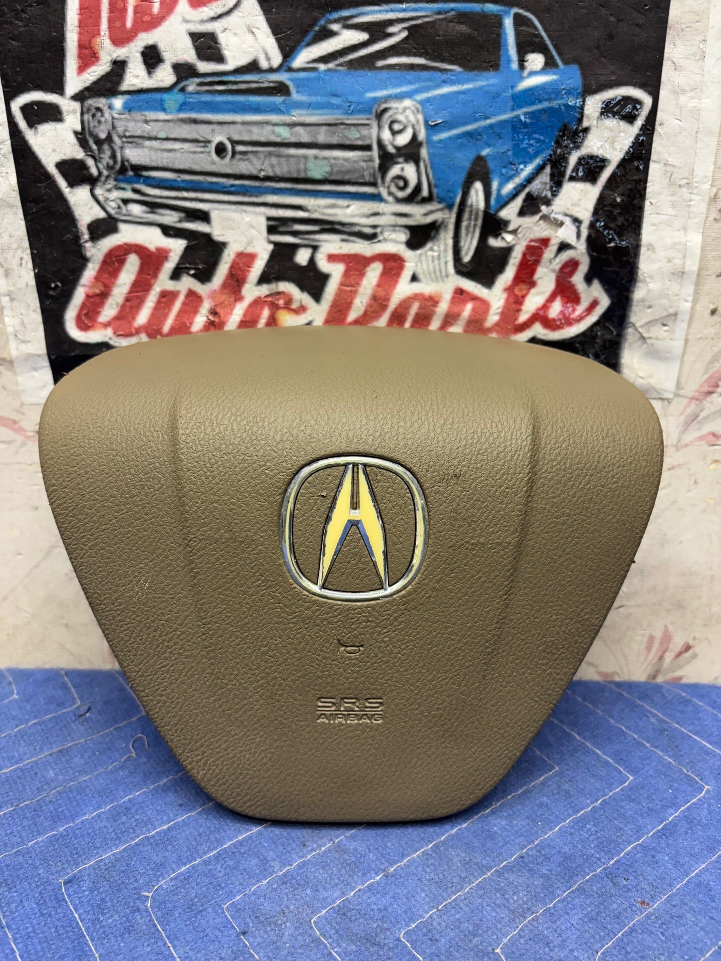 2007-2013 ACURA MDX STEERING WHEEL AIRBAG TAN