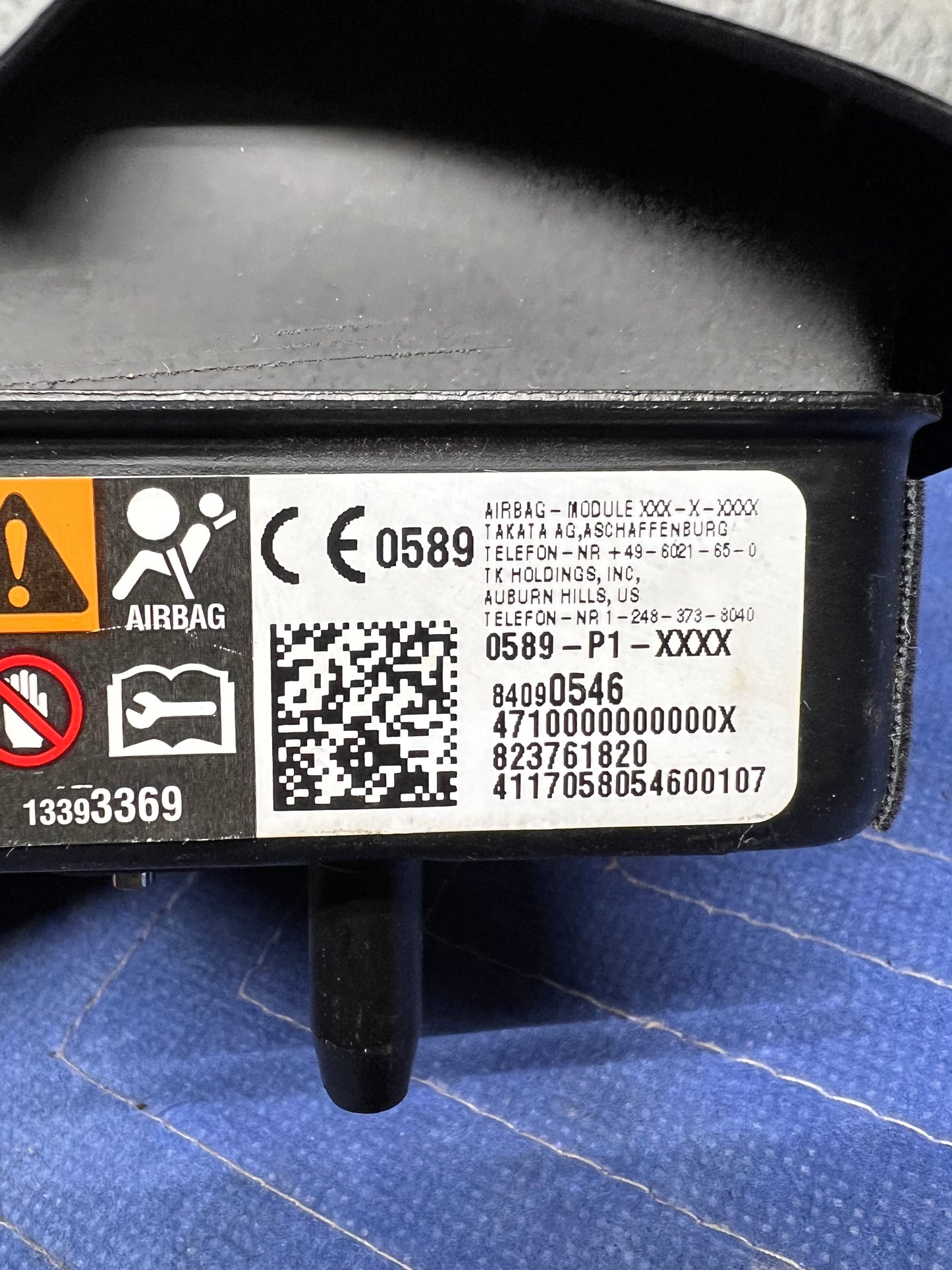 2018-2023 Cadillac XT5 CT6 Steering Wheel Driver Steering Wheel Airbag OEM Gray