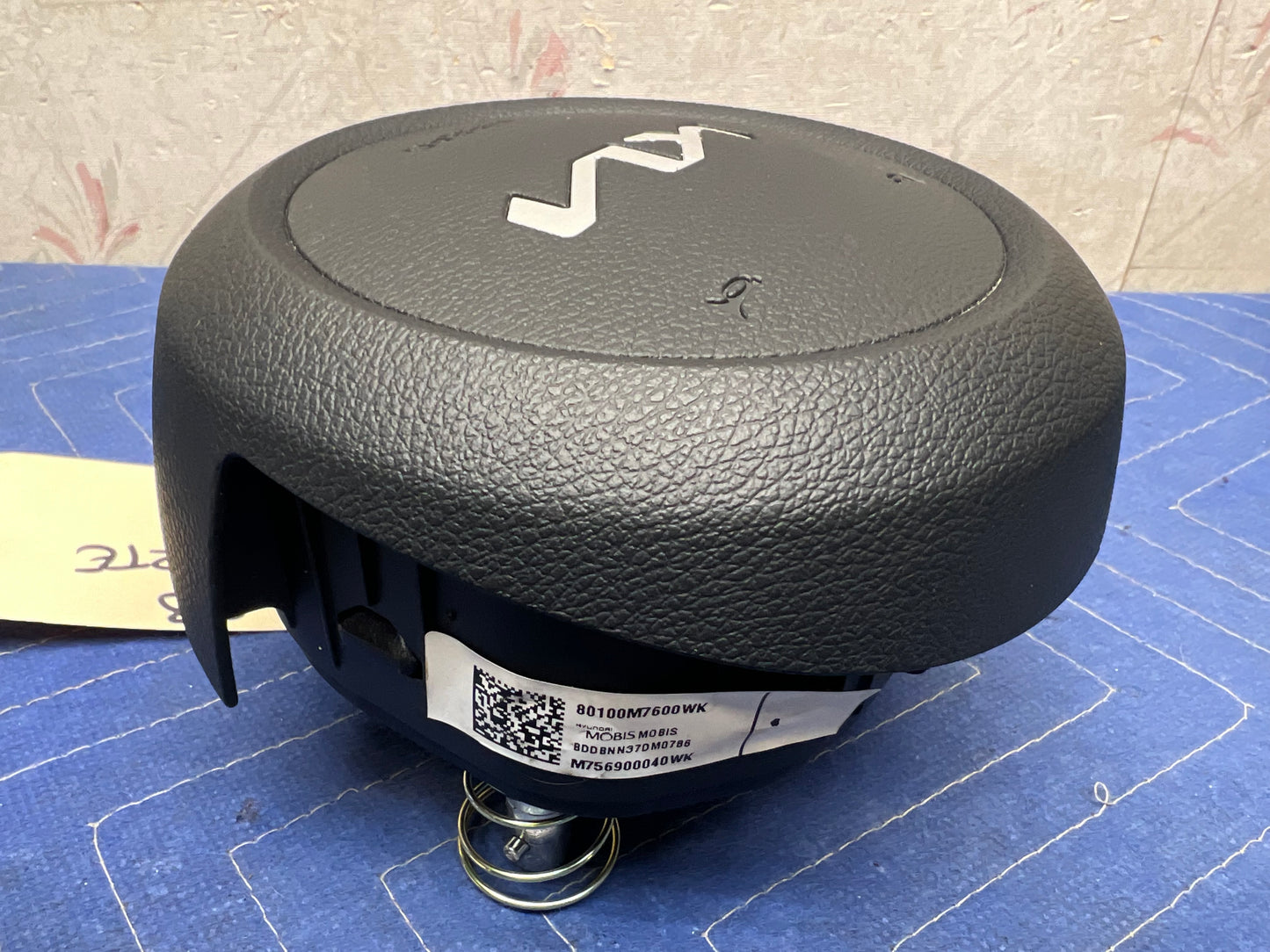 2022 2023 2024 Kia Forte Sedan Driver Wheel Airbag Air Bag Black OEM 80100M7600WK