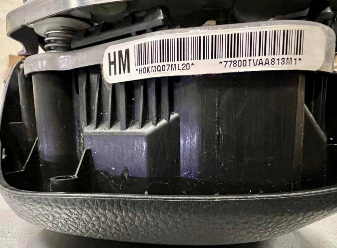 2018-2022 Honda Accord Front Driver Steering Wheel Air Bag OEM Used