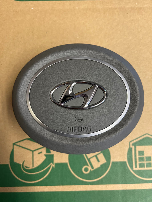 2021 2022 2023 Hyundai Elantra Gray Steering Wheel Airbag OEM 21 22 23