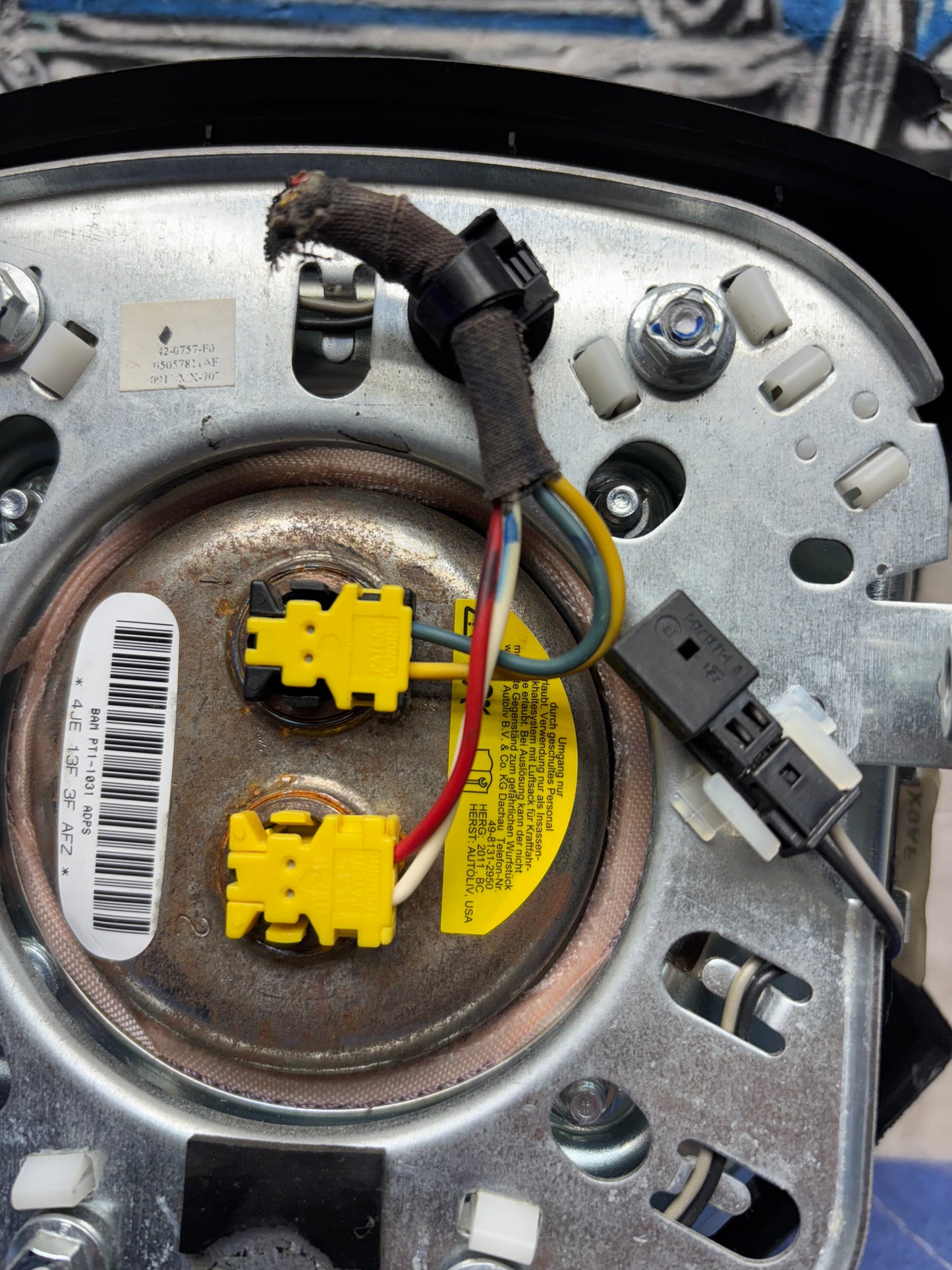 2011-2020 DODGE GRAND CARAVAN STEERING WHEEL AIRBAG