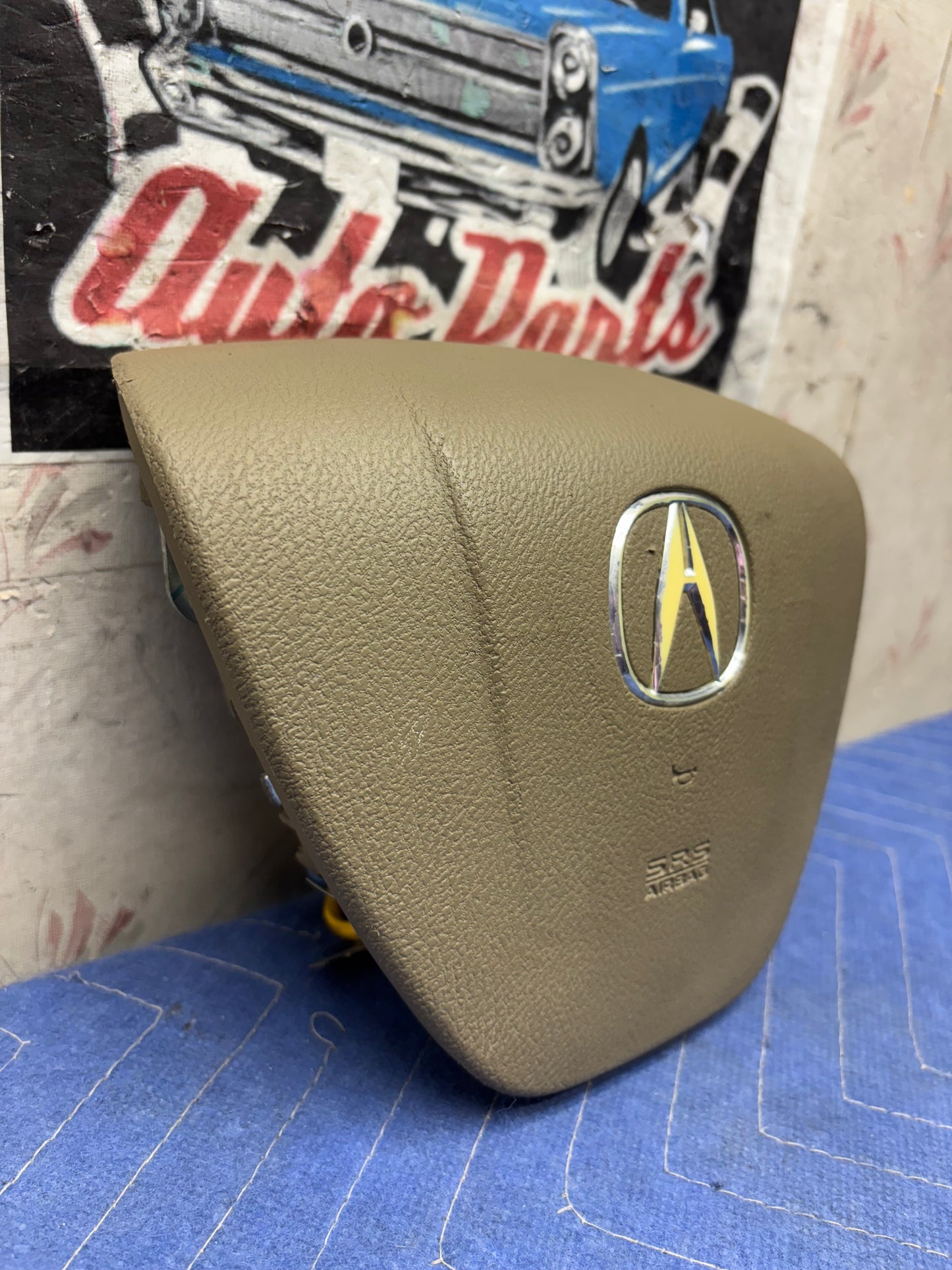 2007-2013 ACURA MDX STEERING WHEEL AIRBAG TAN