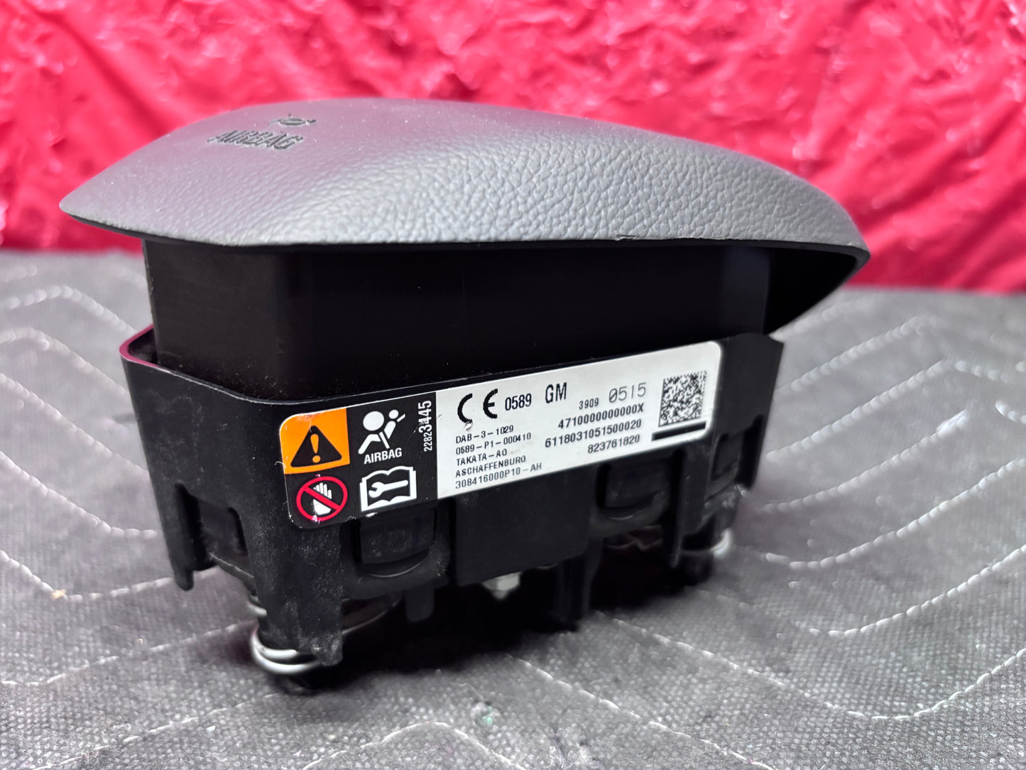 2016-2019 CHEVROLET CRUZE STEERING WHEEL AIRBAG (3909 0515)