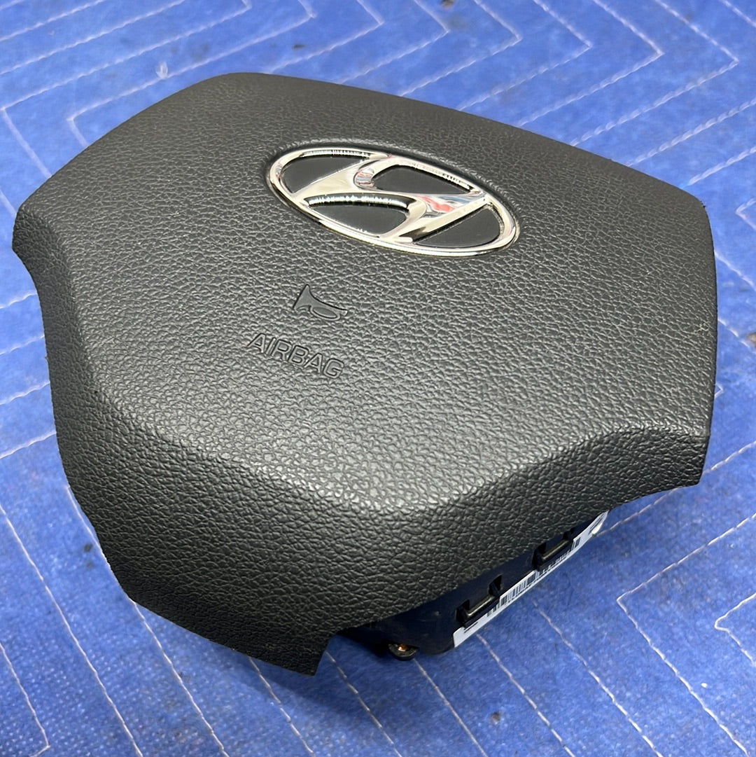 2016 2017 2018 2019 2020 2021 Hyundai Tucson steering wheel airbag used oem black