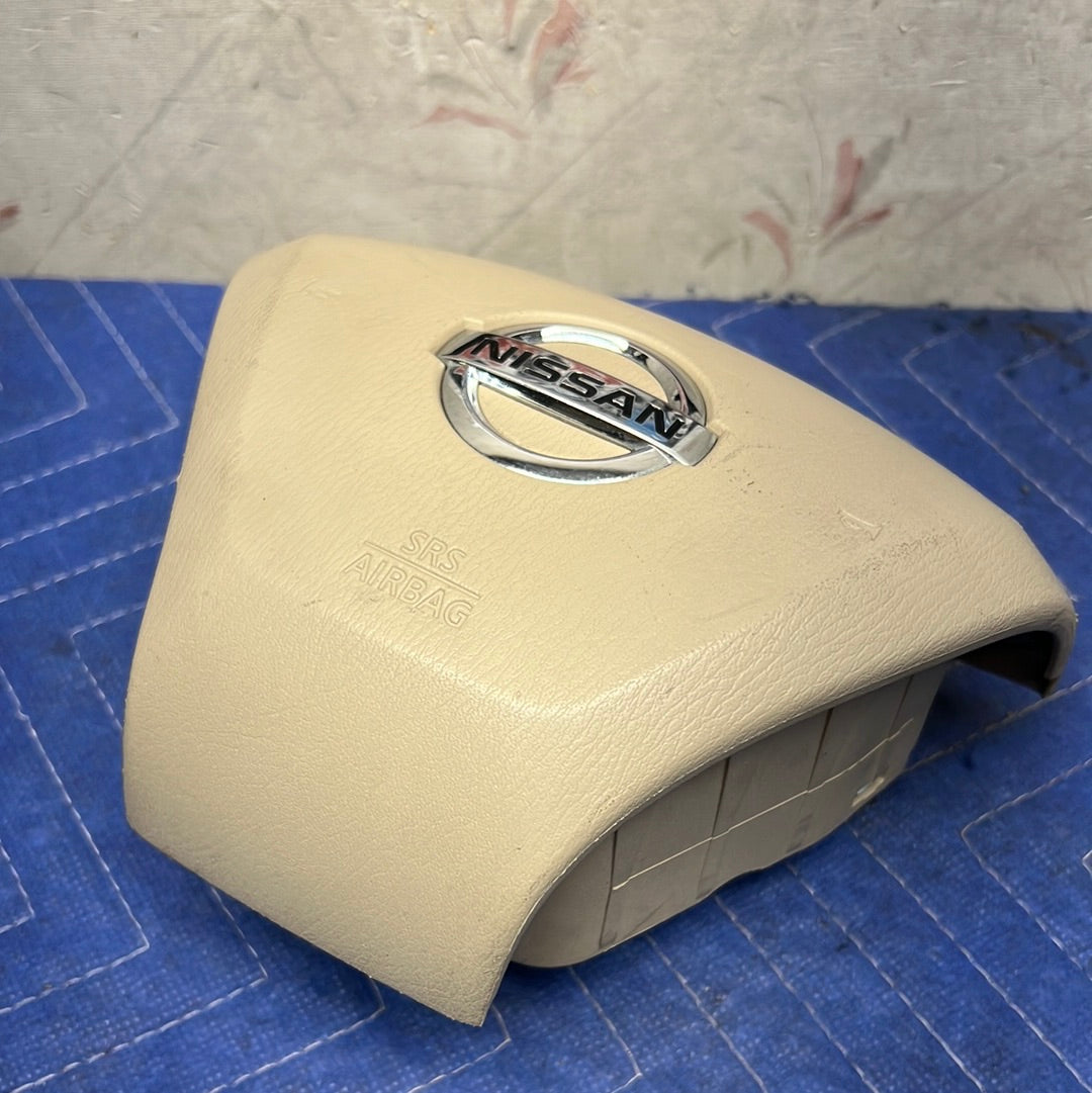 15 16 17 18 19 20 21 22 23 Nissan Murano TAN Air Bag Driver Wheel Airbag OEM